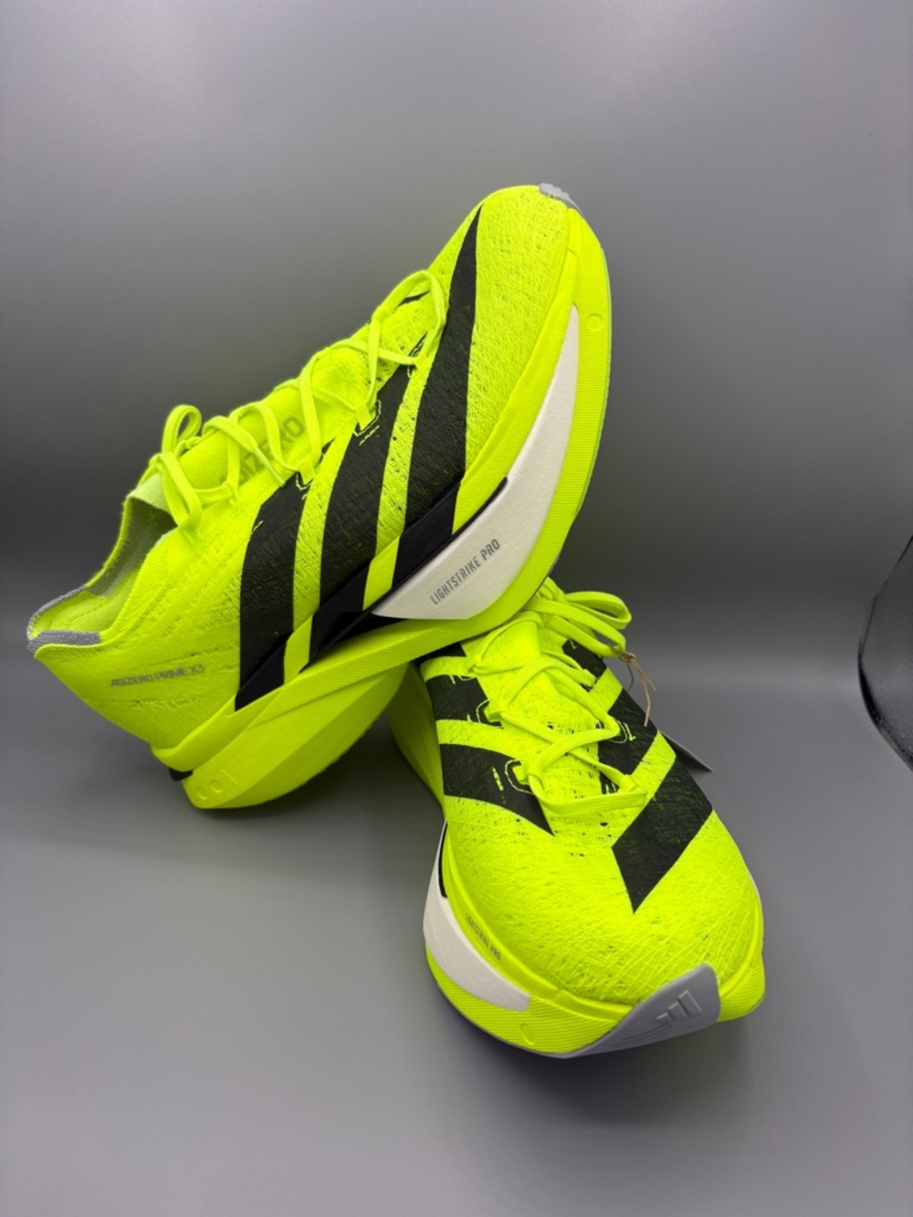 Adidas Adizero Prime X 3.0 Strung Running Shoes Mens Lucid Lemon JI2981